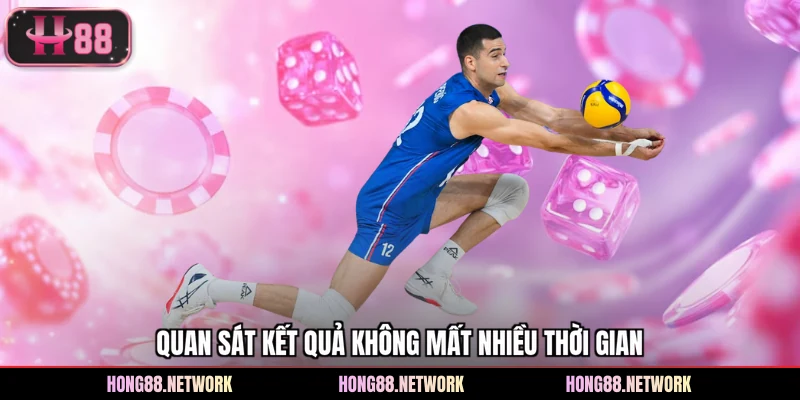 Quan sát kết quả không mất nhiều thời gian
